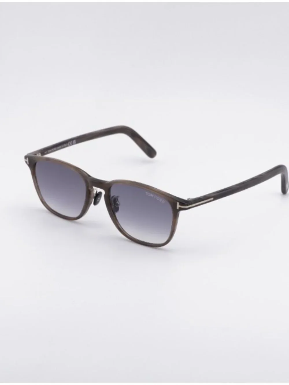 Tom Ford FT1048-D 20B Sunglasses - Khaki Frame, Smoke Gradient Lenses